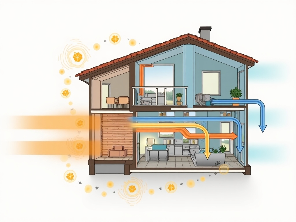 Proceso de recuperación de calor en sistemas de ventilación